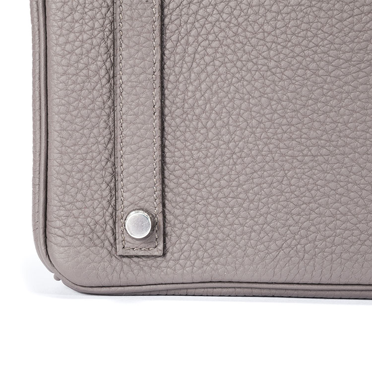 hermes(爱马仕) 大象灰皮质birkin30手提包