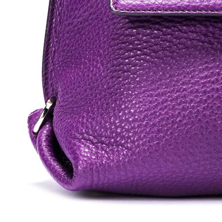 salvatore ferragamo(菲拉格慕) #紫色皮质手提斜挎两用包