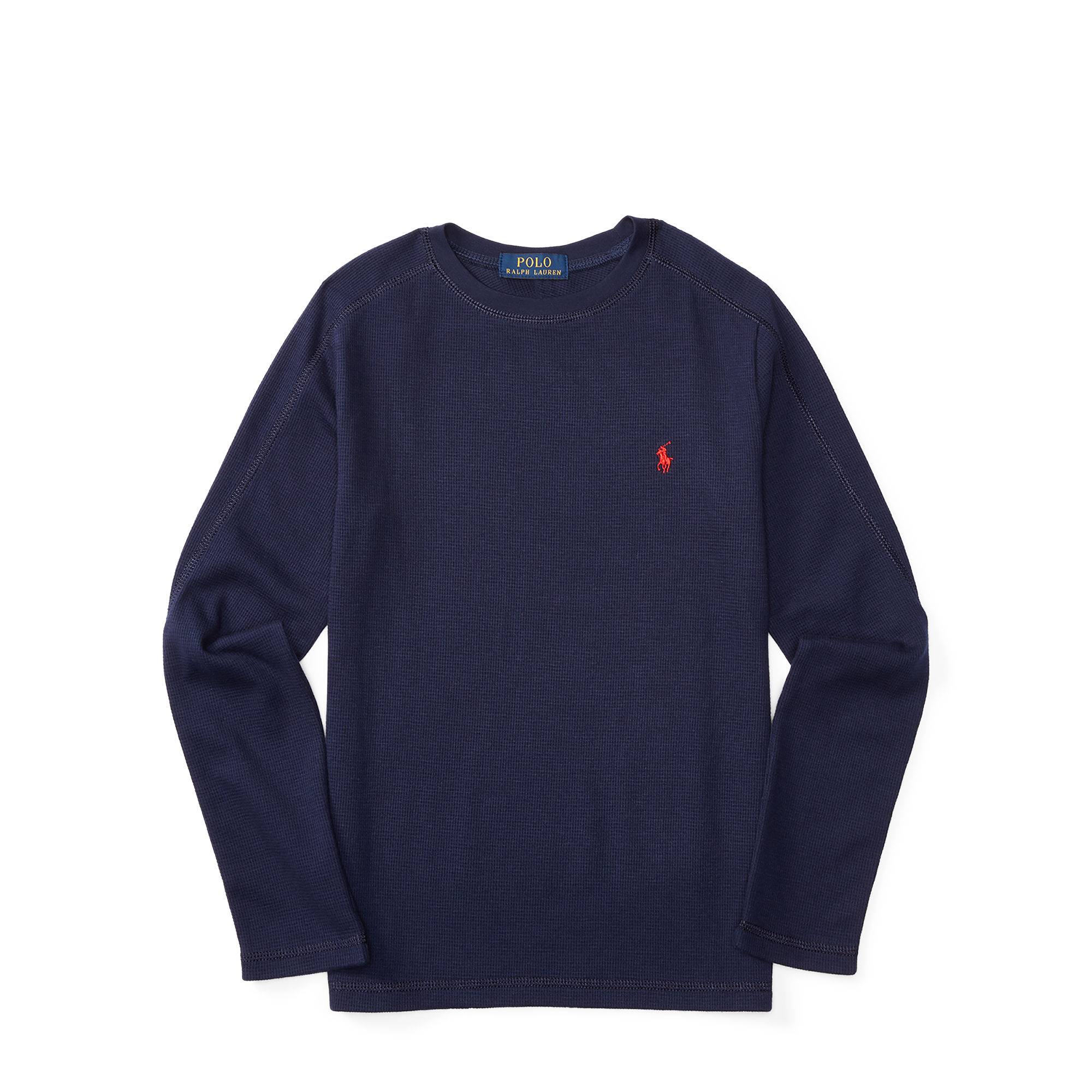 ralph lauren/拉夫劳伦 男童长袖华夫格多色基础款打底衫104603416