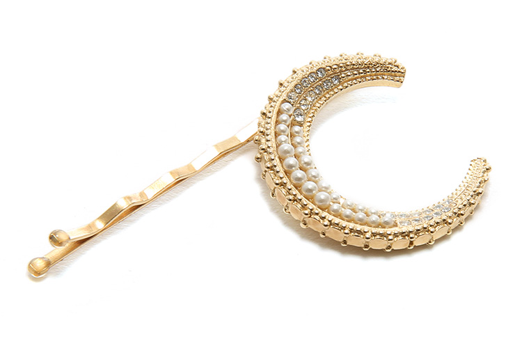 【chanel香奈儿 头饰】chanel(香奈儿) 迪拜月牙水钻发夹【正品 价格