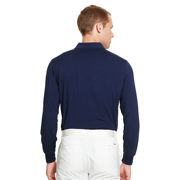 lauren拉夫劳伦马球 男士长polo】polo ralph lauren custom-fit