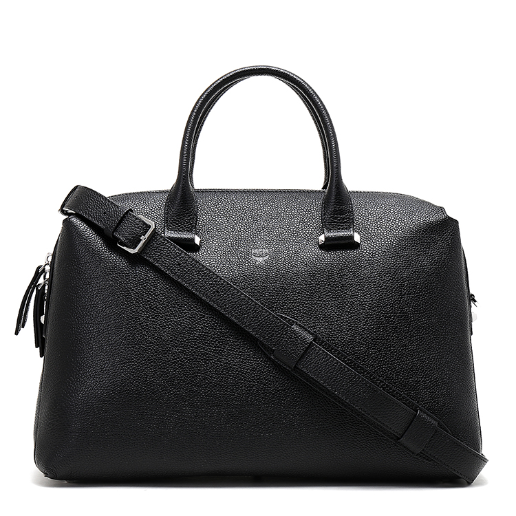 mcm(mcm) 黑色皮质公文包 ch