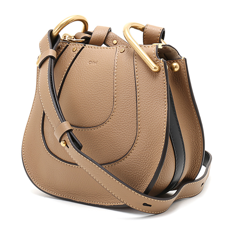 chloe(克洛伊) 棕色皮质斜挎包 ch