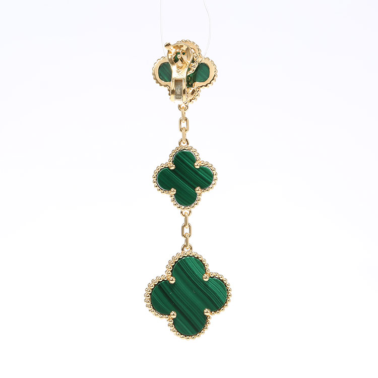 van cleef & arpels(梵克雅宝)cosmos系列750白金镶嵌钻石耳钉