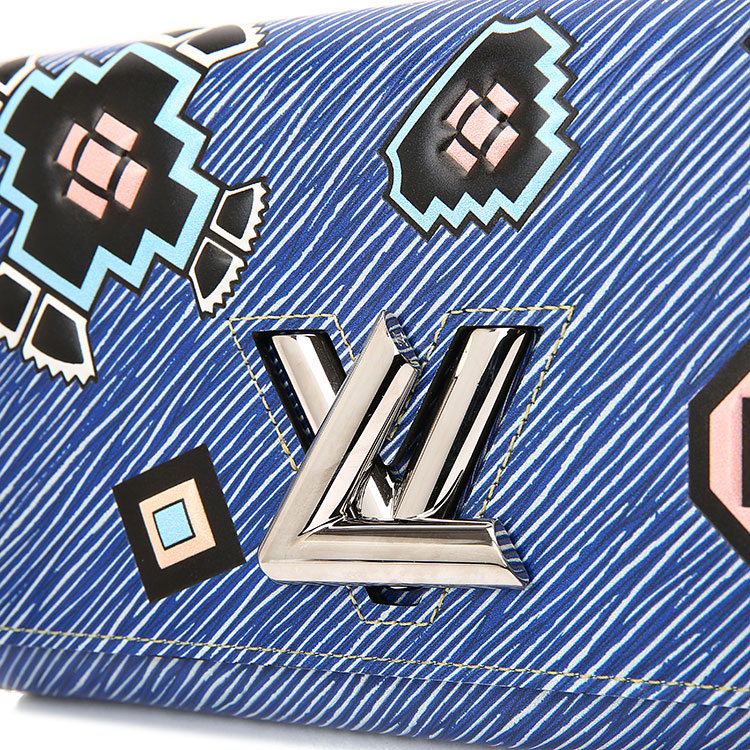louis vuitton(路易威登) 蓝色水木纹花色图案twist ch