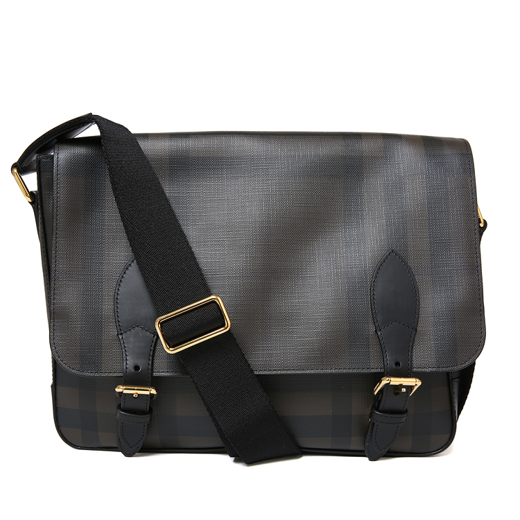 burberry(博柏利) 烟熏格纹pvc斜挎包