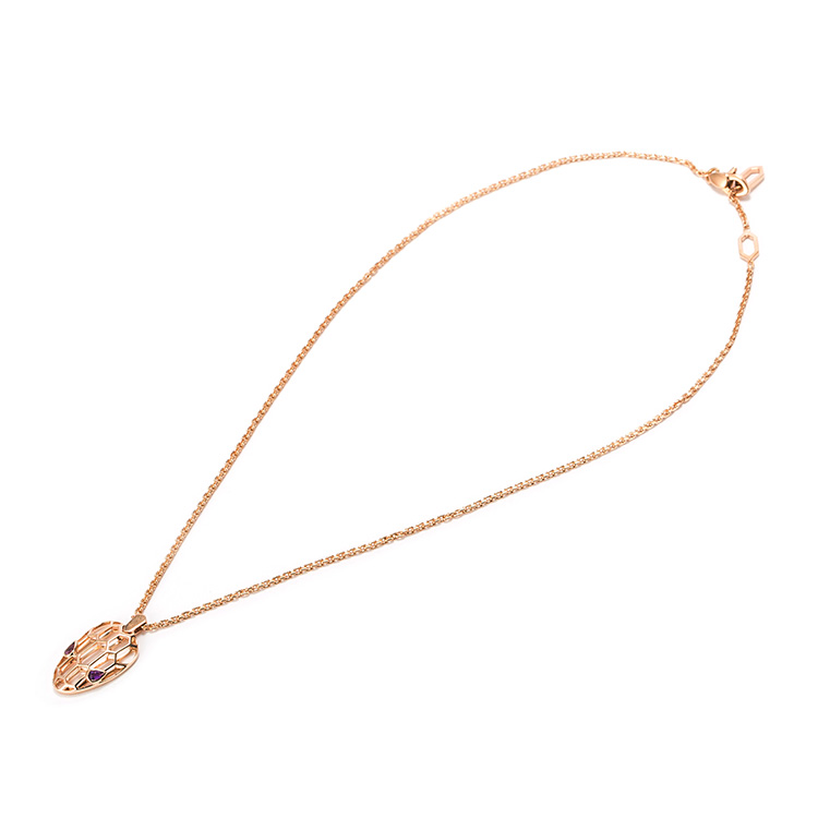 【bvlgari宝格丽 项饰/吊坠】bvlgari(宝格丽) serpenti系列玫瑰金镶