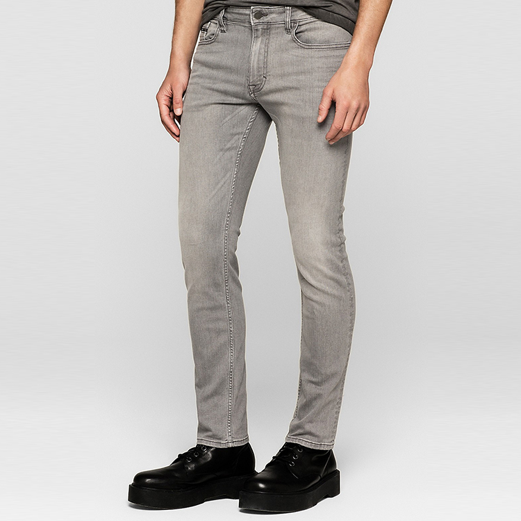 ck/卡尔文·克莱因 男士瘦腿直筒牛仔裤 25014701 浅灰水洗色