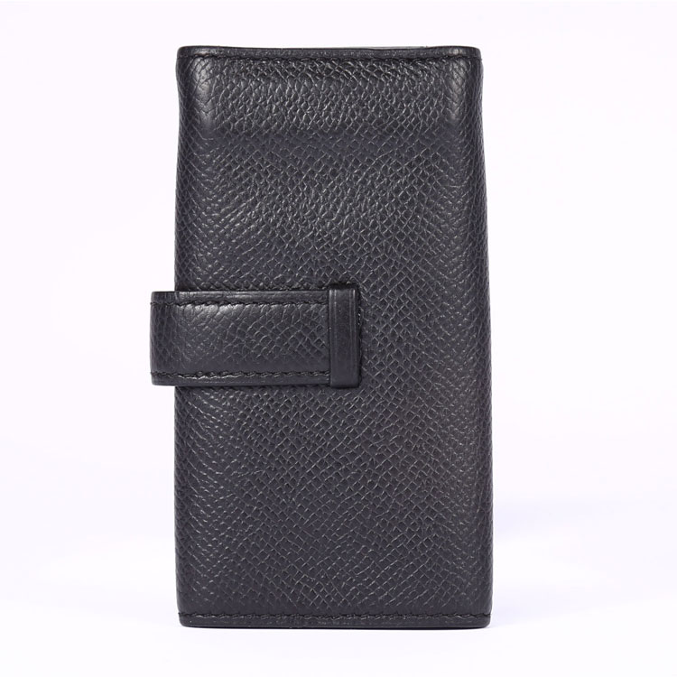 hermes(爱马仕) 黑色皮质钥匙包 ch