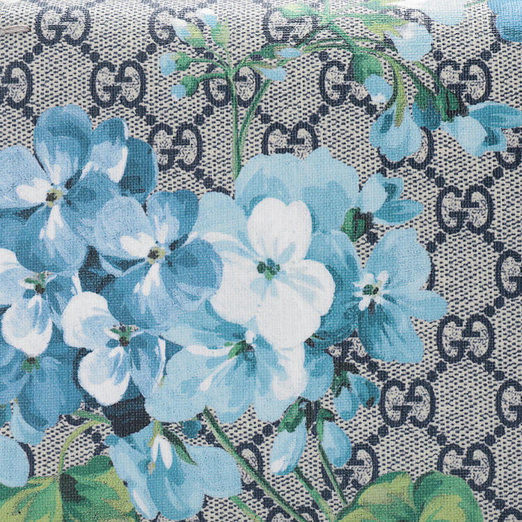 gucci(古驰) 乌木色pvc天竺葵印花两用包 小号酒神