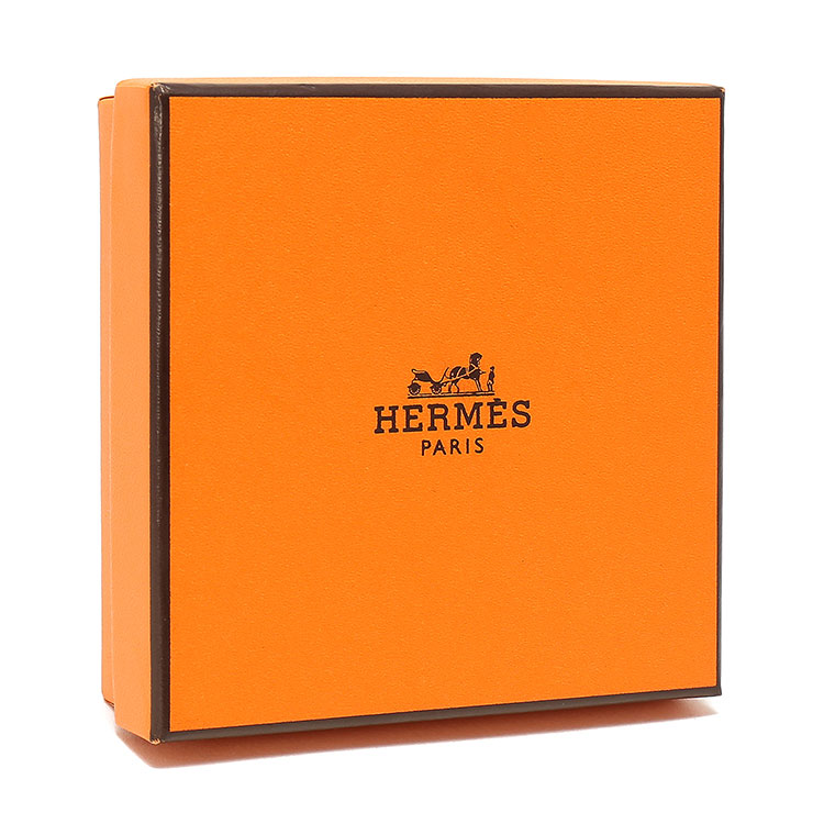hermes(爱马仕) 粉色珐琅玫瑰金色宽h扣手镯