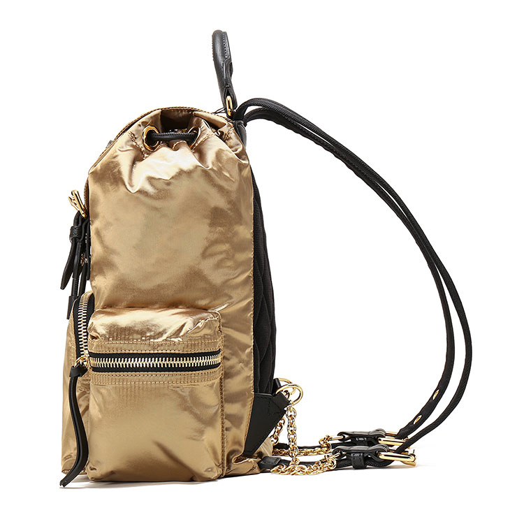 burberry(博柏利) #金色尼龙女士时尚双肩包 ch
