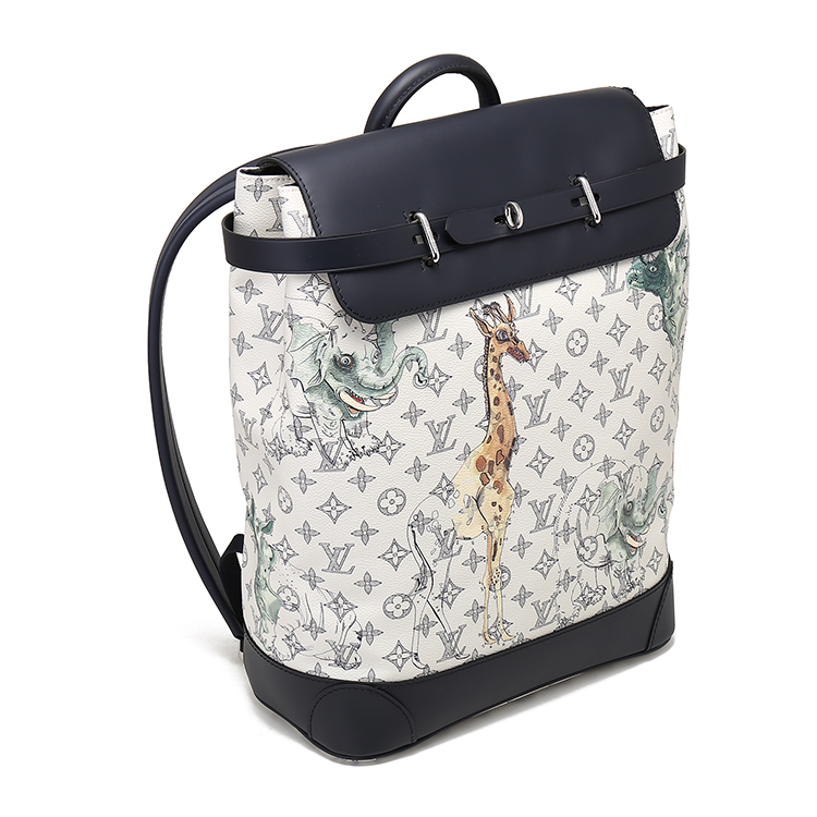 louis vuitton(路易威登) 动物园系列长颈鹿 steamer 双肩包