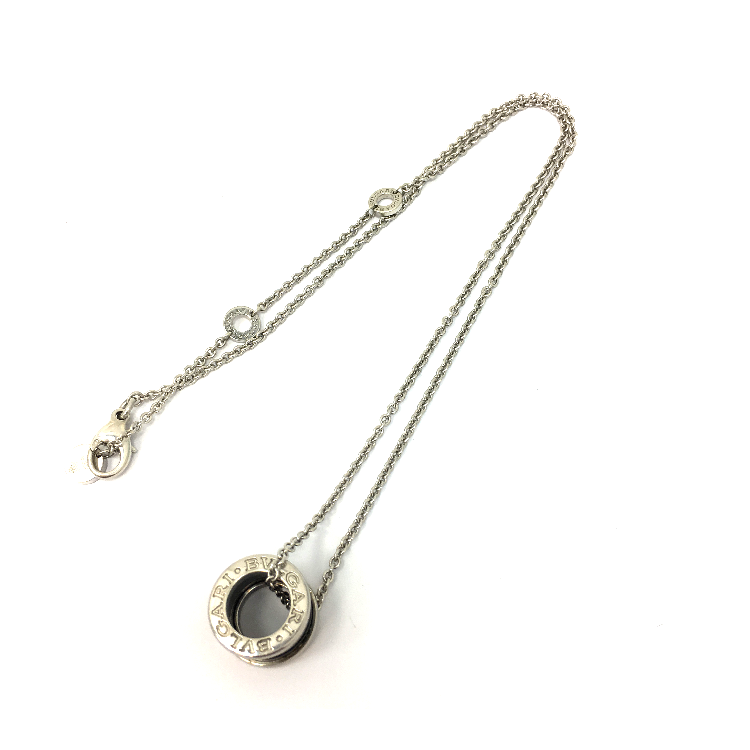 bvlgari(宝格丽) b.zero1系列黑色陶瓷925银慈善款项链