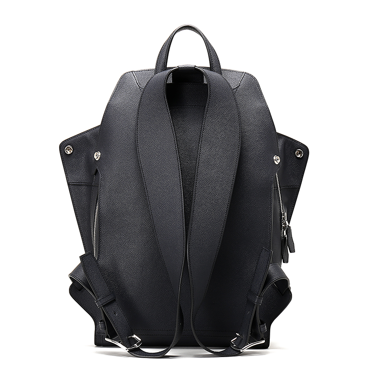 hermes(爱马仕) 蓝色皮质双肩包