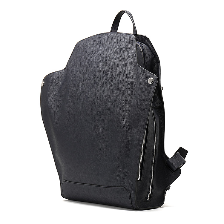 hermes(爱马仕) 蓝色皮质双肩包