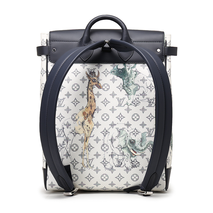 louisvuitton路易威登动物园系列长颈鹿steamer双肩包