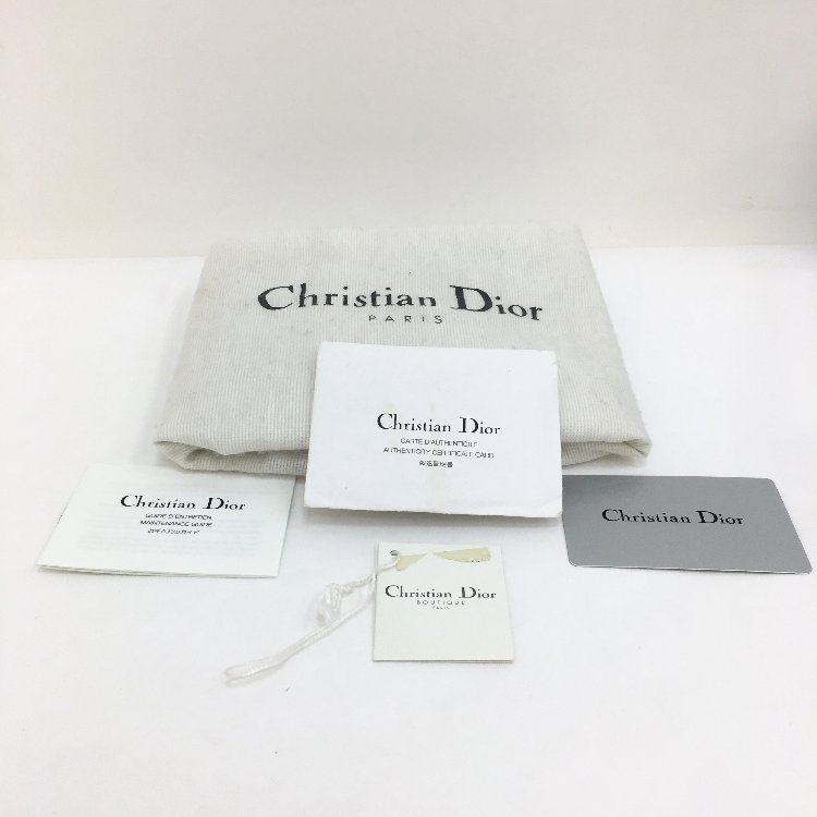 dior(迪奥) 蓝白色帆布马鞍包