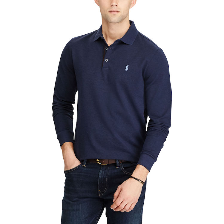 ralph lauren/拉夫劳伦 18春夏新款男士纯棉修身针织长