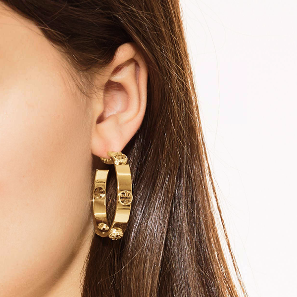 tory burch(托里·伯奇) logo耳环 34803