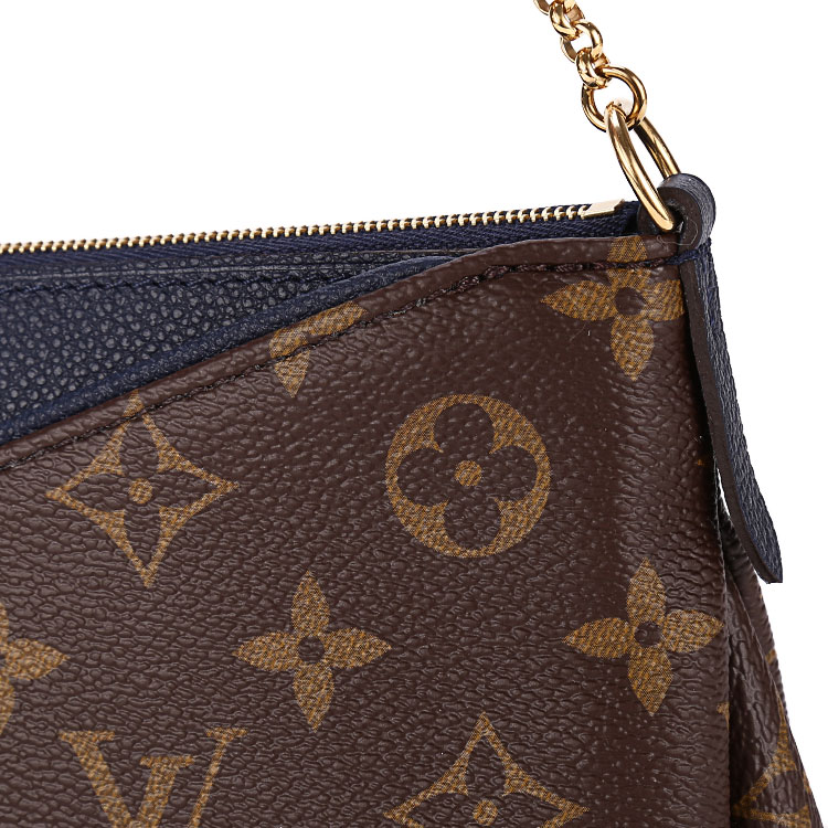 louis vuitton(路易威登) pallas cluth 系列老花色女士手提包斜跨包