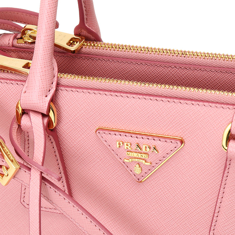 prada(普拉达) #粉色皮质女士手提单肩包杀手包
