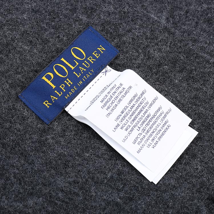 polo ralph lauren(拉夫劳伦马球) 灰色羊毛围巾