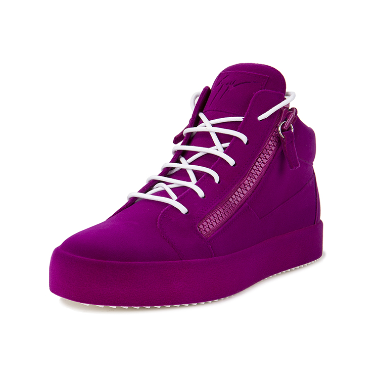 giuseppe zanotti/朱塞佩·萨诺第 紫红色 男士休闲运动鞋 ru70098004