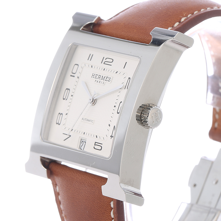 hermes(爱马仕) h-watch系列男士自动机械腕表hh2.810【上海极速达】