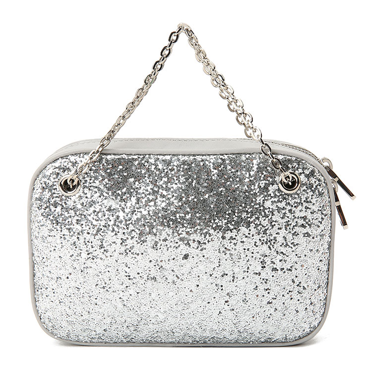 miumiu(缪缪) 银色闪片小手提包