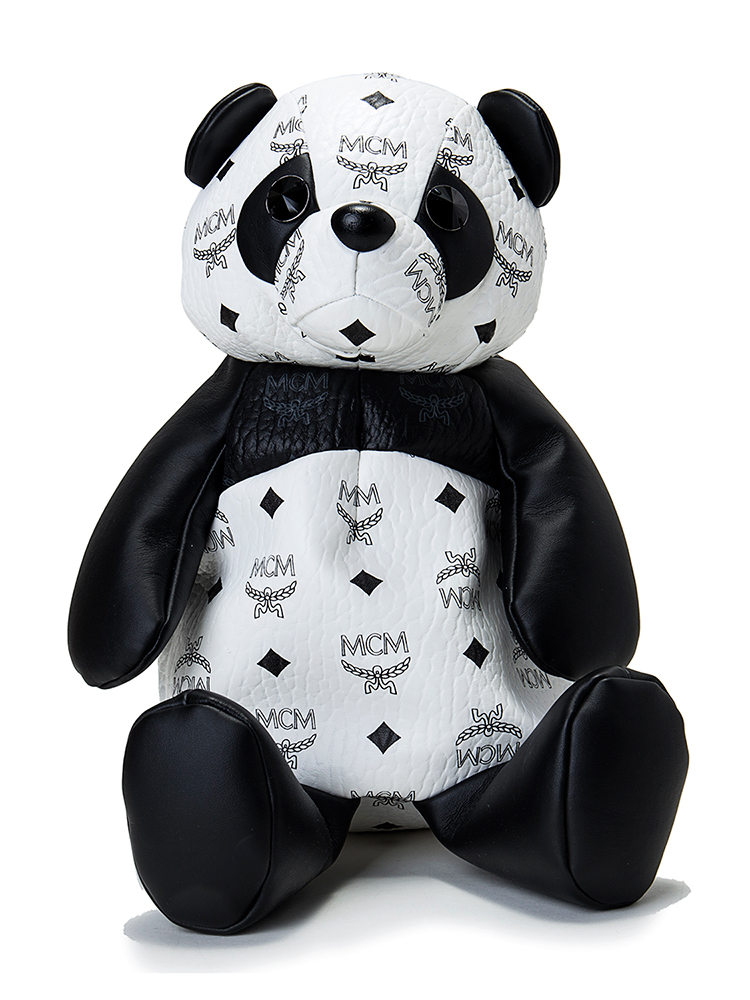 mcm(mcm) 熊猫pvc双肩包