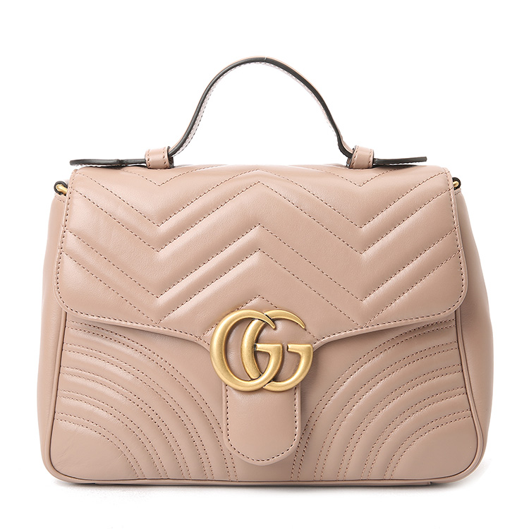【GUCCI古驰 手提包】GUCCI(古驰) 经典款GGMarmont系列女士奶茶色皮质两用包【正品 价格 图片】 - 寺库网
