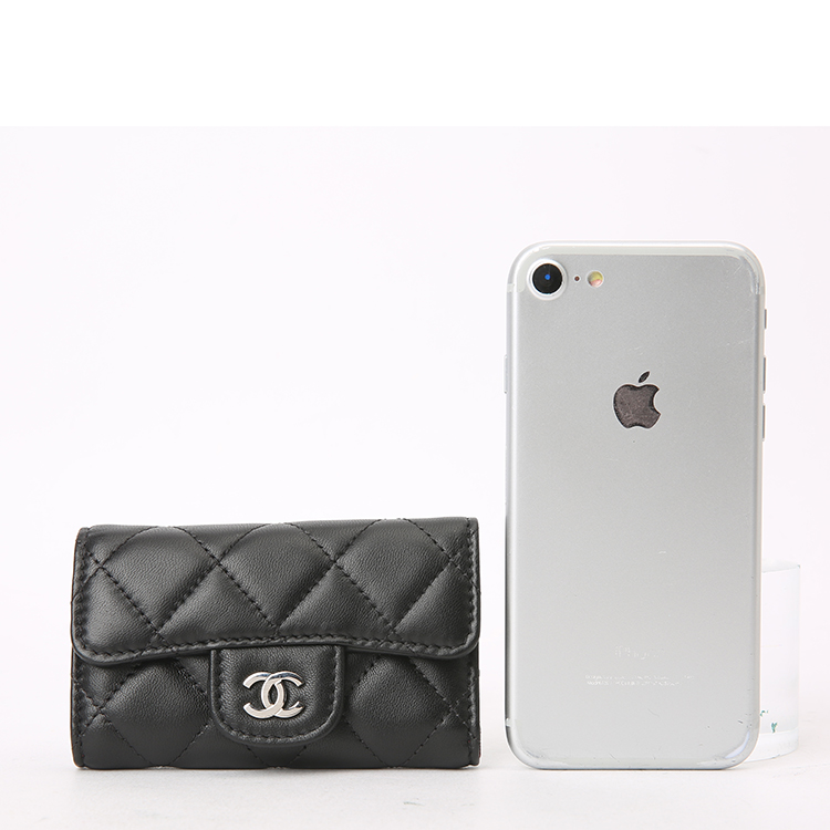 chanel(香奈儿) 黑色皮质钥匙包