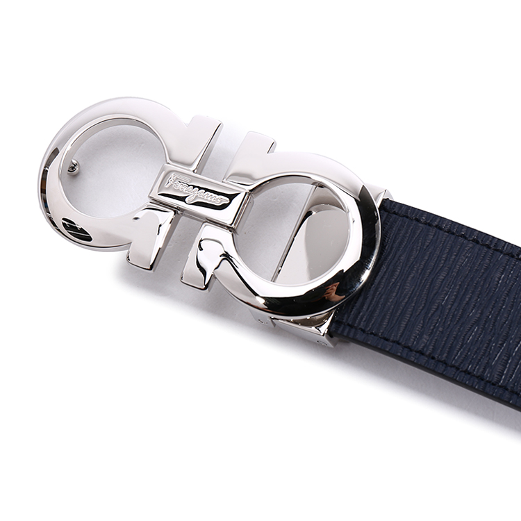 salvatore ferragamo/菲拉格慕 黑色/深蓝色 男士金属ga