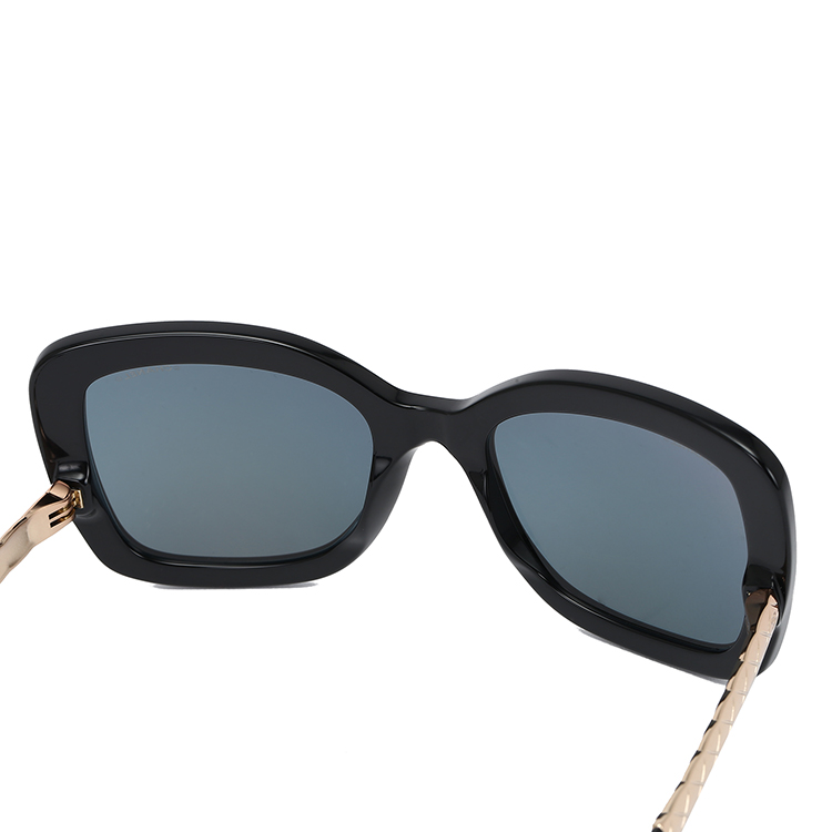 chanel(香奈儿) #黑色全框金色镜片太阳镜