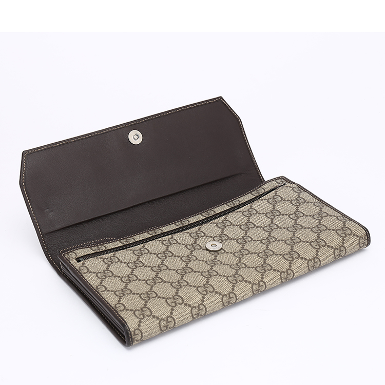 gucci(古驰) #乌木色经典logo图案男士手拿包/票据夹 yh