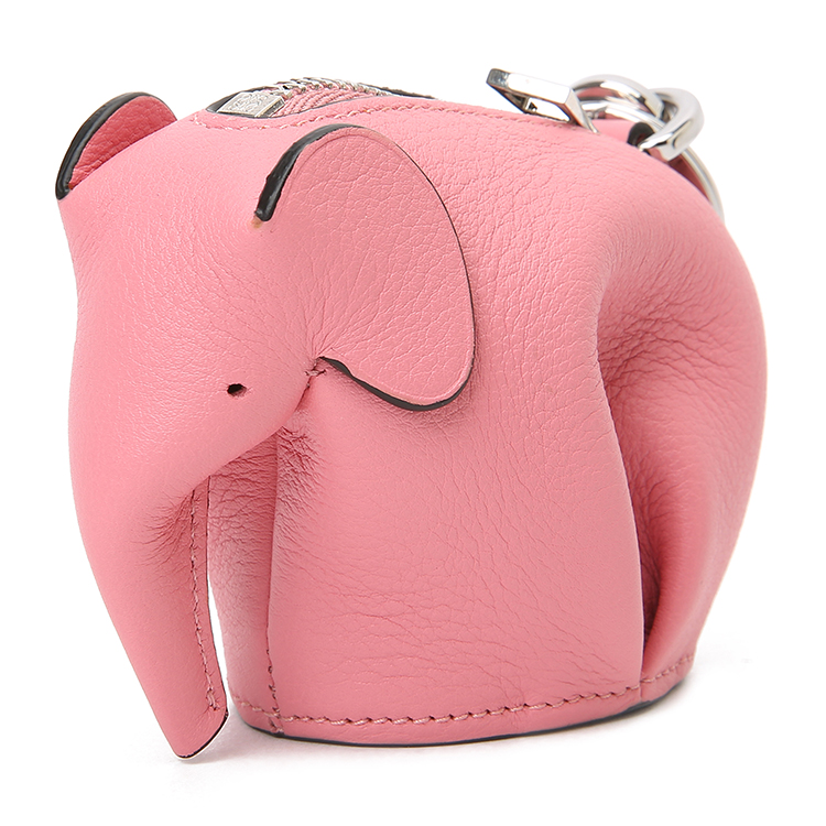 loewe(罗意威) 粉色皮质小象零钱包