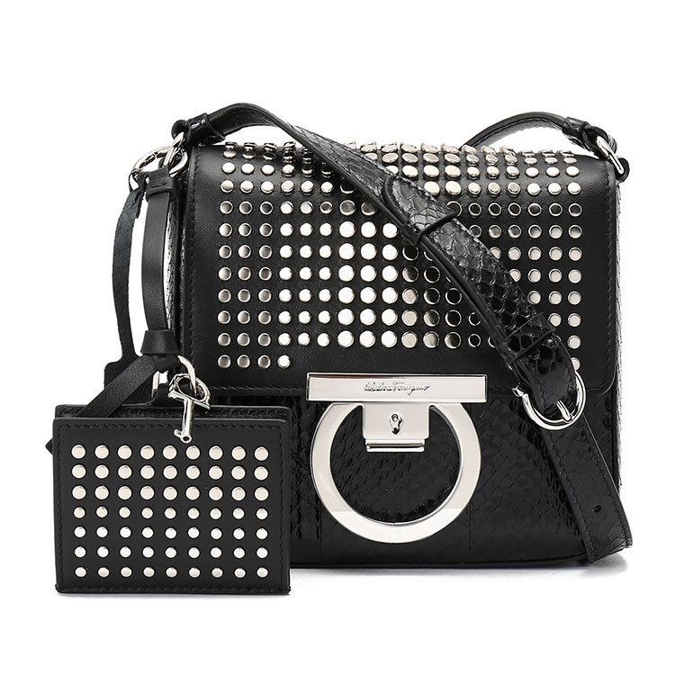 salvatore ferragamo/菲拉格慕 混色 女士斜挎包 691155-21h082-lock