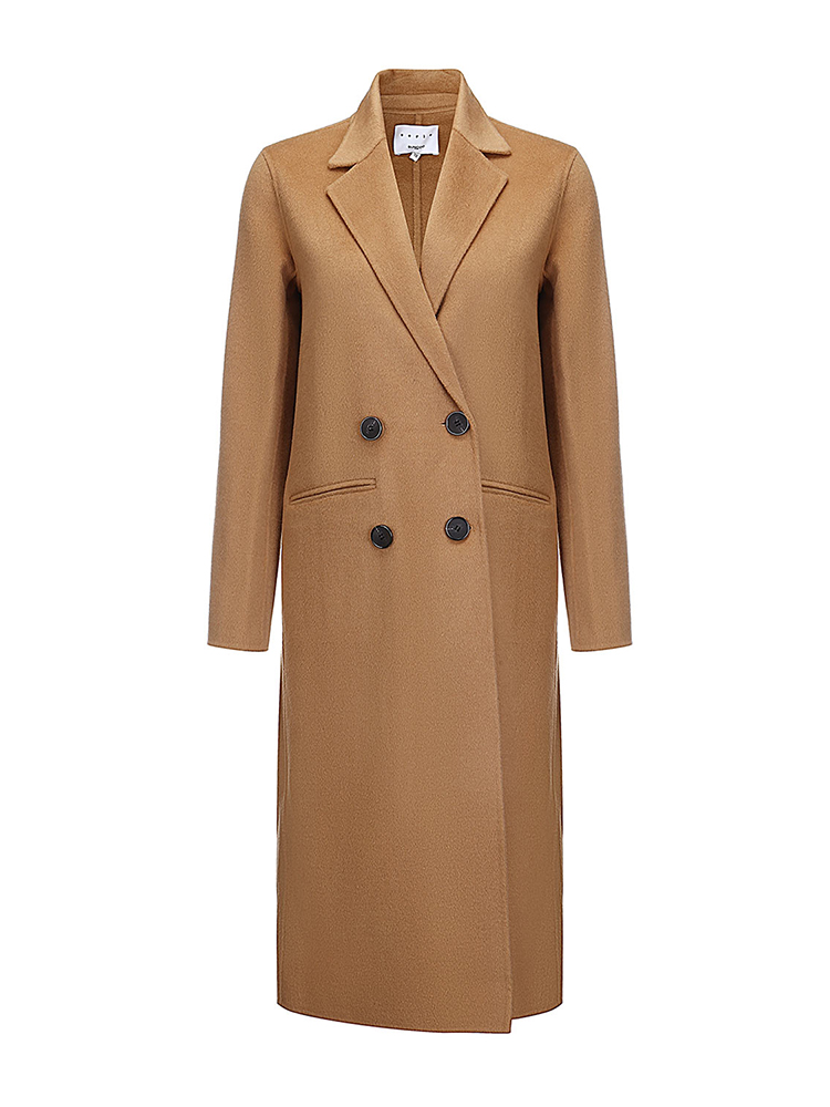 suncoo 驼色 女士大衣 驼色 法国设计师品牌 潮流女装