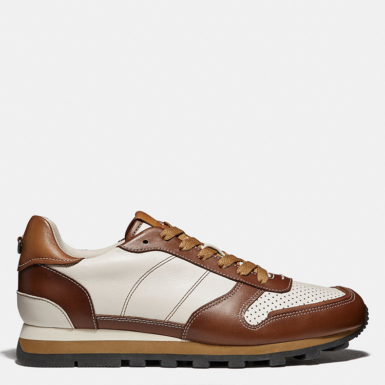 coach/蔻驰 男士c118亚光皮质慢跑休闲运动鞋 g2375