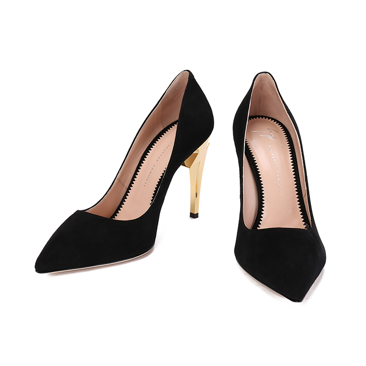 giuseppe zanotti/朱塞佩·萨诺第 黑色 女士高跟鞋中跟鞋i860003006