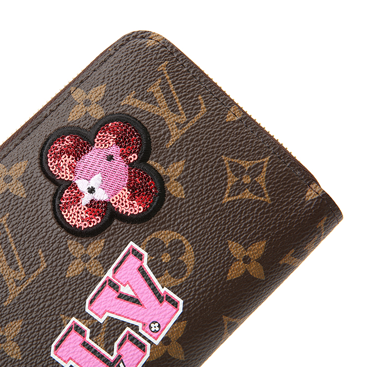 钱包】louis vuitton(路易威登) zippy 老花色花色图案长款拉链钱夹