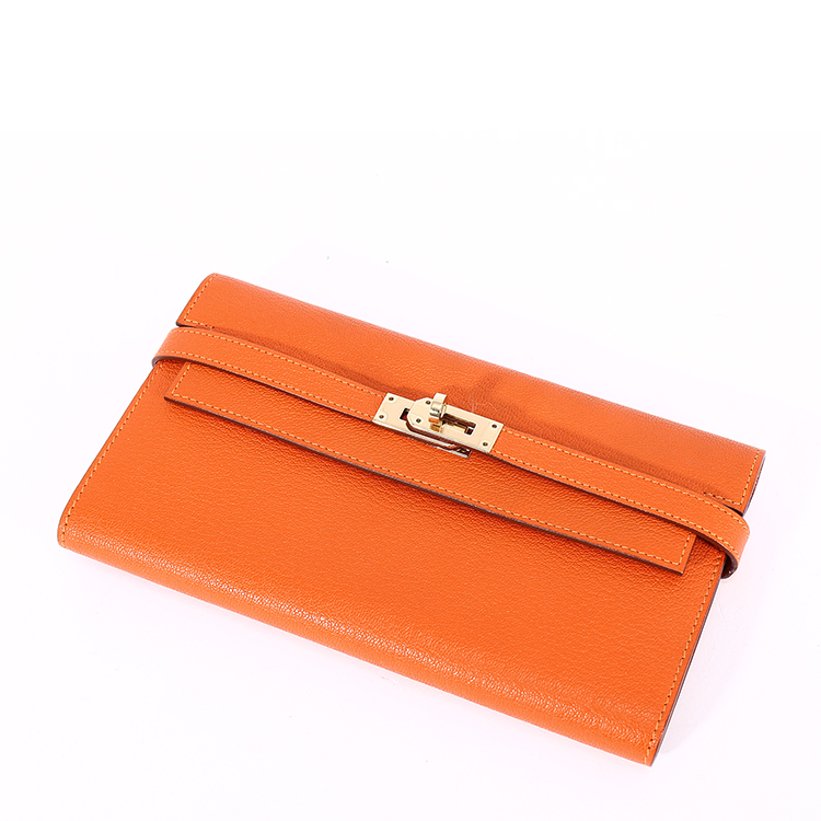 hermes(爱马仕) 爱马仕橙色kelly钱包