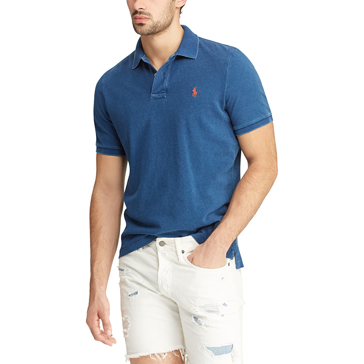 polo ralph lauren/拉夫劳伦马球 19新款custom定制修身网布男士短袖