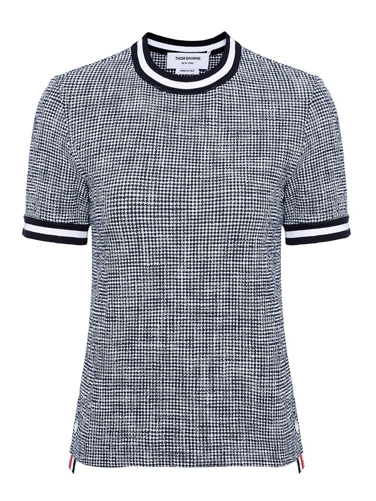 thom browne 条纹元素 时尚 女士短袖t恤 fjs029a-04528