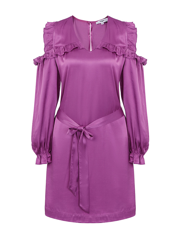 suncoo 纯色 时尚 女士连衣裙 法国设计师品牌 潮流女装【北京同城