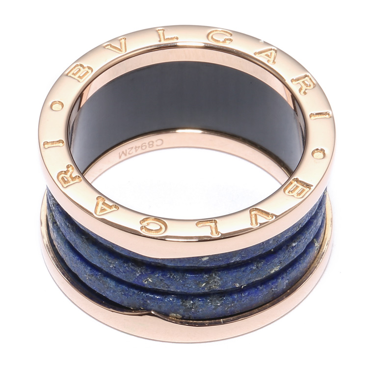 bvlgari(宝格丽) b.zero1系列18k金青金石戒指58
