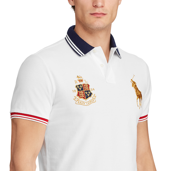 polo ralph lauren/拉夫劳伦马球 男士 时尚休闲 大马标修身瘦版网面