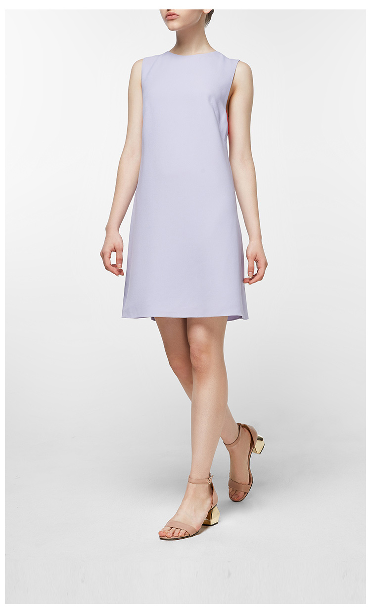 emporio armani/安普里奥阿玛尼 淡紫色 女士连衣裙 2na47t-22013-811