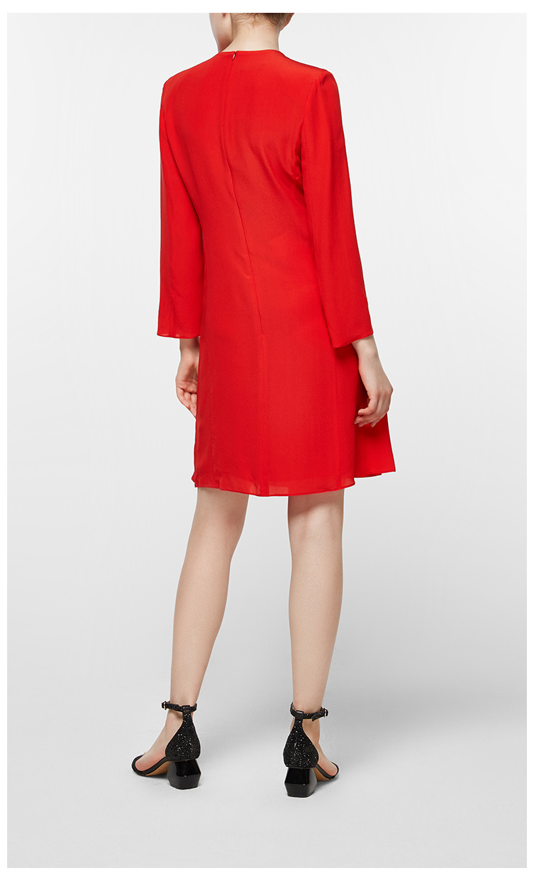 emporio armani/安普里奥阿玛尼 红色 女士连衣裙 2na58t-22302-334